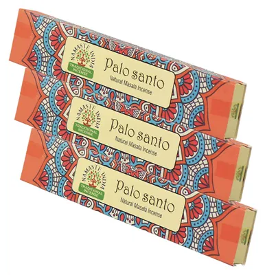 Produktbild von 3x Palo Santo Räucherstäbchen 45g – Natürliches indisches Räucherwerk