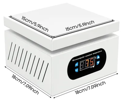 Obrázok produktu pre Elektrická spájkovacia doska, 500 W, nastaviteľný teplotný rozsah, BIELA