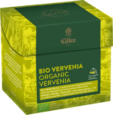 Produktbild von EILLES TEE Tea Diamond  VERVENIA im Pyramidenbeutel, 20er Box