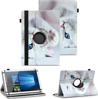 Produktbild von Tablet Hülle für XGODY Tab M10 10,1 Zoll 360° Drehbar Case Cover Stand SchutzFarben:Motiv 10