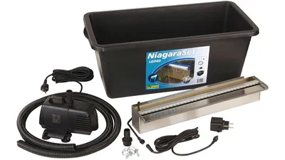 Produktbild von Ubbink Niagara Wasserfall 60 cm LED mit Pumpe