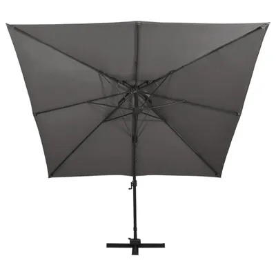 Immagine prodotto di vidaXL Ombrello Ampel con ventilazione 300x300 cm antracite