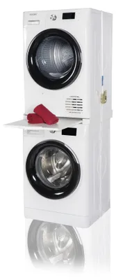 Produktbild von KOENIC KSK-1000-1 Zwischenbaurahmen Waschmaschine Trockner 60 cm Weiß Stapel