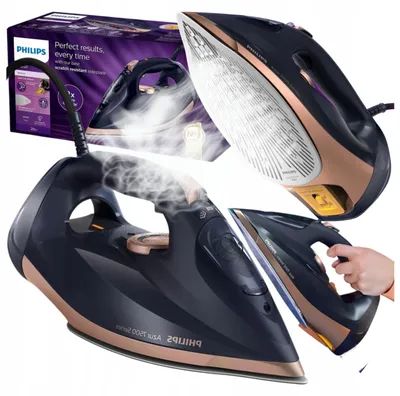 Produktbild von Philips Azur 7500 Series Dampfbügeleisen, 3200 W, 260 g, mit Dampffunktion