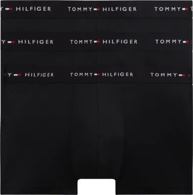 Produktbild von Tommy Hilfiger Men 3P Low Rise Trunk UM0UM03762 Low Rise Trunk, Black (Black/Bla