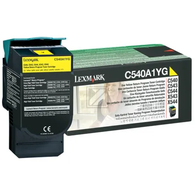 Produktbild von Lexmark C540A1YG, 1000 Seiten, Gelb, 1 Stück(e)