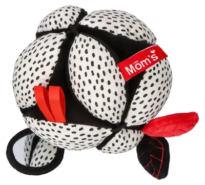 Produktbild von Mom's Care Montessori Babyball mit Spiegel schwarz-weiß sensorisches Spielzeug