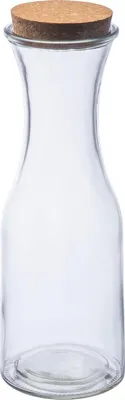 Produktbild von Glasflasche mit Korkdeckel / Karaffe / 1.000 ml