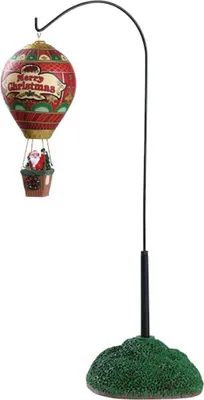 Zdjęcie produktu dla Lemax 84353 - Wigilijna przejażdżka balonem - Wigilijna przejażdżka balonem - Animowana i zasilana bateryjnie - Santas Wonderland - Dekoracja świąteczna