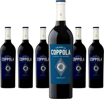 Produktbild von 6 x Francis Coppola Diamond Collection Merlot