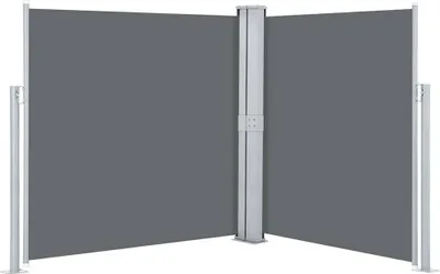 Produktbild von vidaXL Ausziehbare Seitenmarkise Anthrazit 140 x 600 cm