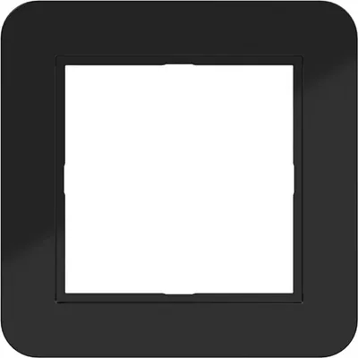 Immagine prodotto di Cornice Hager singola C.1 WAD7100BG nero notte lucido