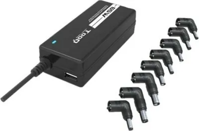 Zdjęcie produktu dla TooQ TQLC-65BS02AT, Laptop, Wewnętrzna, 100-240 V, 50/60 Hz, 65 W, 20 V