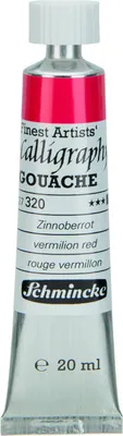 Produktbild von Schmincke 20ml Calligraphy Gouache Zinnoberrot Gouache 27 320 007