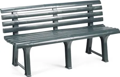 Produktbild von Artur - Gartenbank, 145x49x74h cm Anthrazit, Kunststoffstruktur