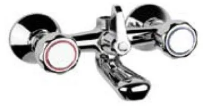 Produktbild von Demm Badewannenarmatur mit Zweigriff Wannenfüll und Brausebatterie chrom 1202, 10166.002.C