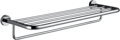 Image de emco roundo 2 porte-serviettes, chrome, porte-serviettes de bain, 600 mm, 456800162
