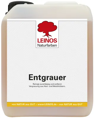 Produktbild von Leinos Entgrauer 940 2,5l Kanister Reiniger Gartenmöbel aus Holz, Terrasse etc