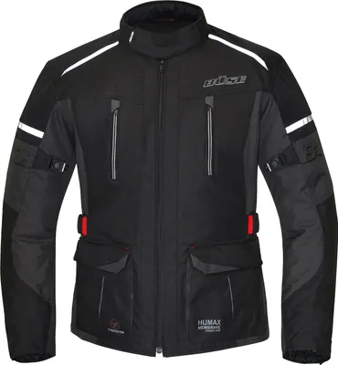 Produktbild von Büse Rider wasserdichte Motorrad Textiljacke, schwarz, 31