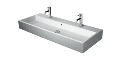 Produktbild von Waschtisch VERO AIR m ÜL HLB 1200x470mm o Hahnloch weiß WG ohne Hahnloch weiß