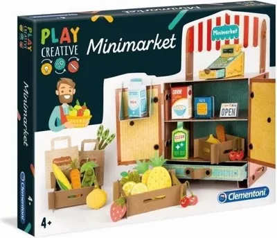 Zdjęcie produktu dla CLEMENTONI Minimarket Kreatywny - Zabawa i nauka dla małych przedsiębiorców!
