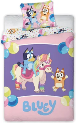 Produktbild von Bluey - Einhorn - Wende-Bettwäsche-Set, 135x200 & 80x80