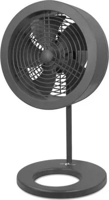 Zdjęcie produktu dla Wentylator Stołowy AIR AND ME Noas, 32 W, Średnica 20 cm, Kompaktowy, Z Regulacją Prędkości, Czarny