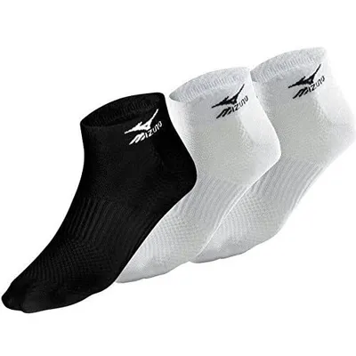 Produktbild von mizuno Training Mid Socken (3 Paar) - weiß/weiß/schwarz-38-40