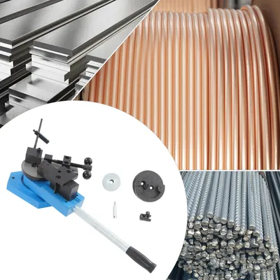 Produktbild von Metallbiegewerkzeug, Blau Hochleistungs-Universalbiegewerkzeug, Biegewerkzeug für Metall zum Einbau von Werkbank-Schrauben
