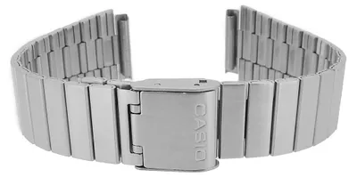 Produktbild von Casio Vintage Uhrenarmband 18mm Edelstahl silbern > A700WE-1A A700WE