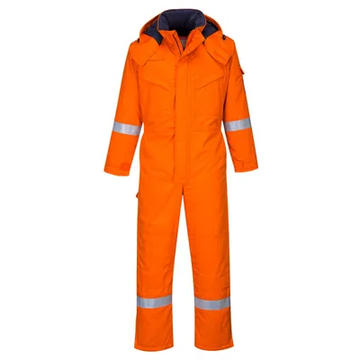 Image de Portwest FR53 FR Combinaison d'hiver antistatique ignifugée Orange Taille XXXL