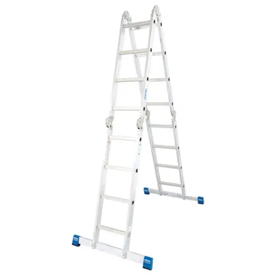 Produktbild von Krause Aluminium-Gelenk-Universalleiter STABILO 5,50 m