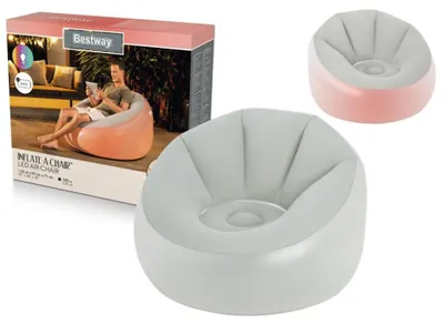 Obrázok produktu pre Bestway 75086 Nafukovacie kreslo s osvetlením 102 x 97 x 71 cm