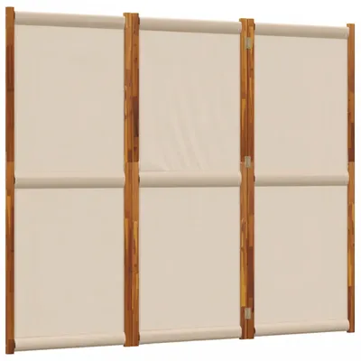 Produktbild von vidaXL 3-tlg. Paravent Taupe 210x180 cm
