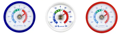 Produktbild von Kühlschrankthermometer Sonderedition Fußball Weltmeisterschaft Frankreich Thermometer Set 3-tlg. Temperatur + - 50°C Selbstklebend Gefrierschrank
