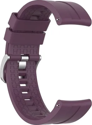 Produktbild von BStrap Silicone Cube Armband für Garmin Venu 2, purple plum
