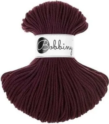 Zdjęcie produktu dla Bobbiny Junior 3 mm 100 m Burgundy Sznurek