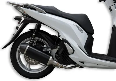 Immagine prodotto di Scarico Malossi RX Black, omologato (ABE), compatibile con Honda SH 125-150i modello E4
