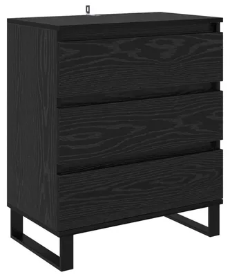 Produktbild von vidaXL Sideboard Schwarz Eichen-Optik 60 x 35 x 70 cm Holzwerkstoff