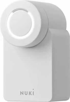 Produktbild von Nuki Smart Lock 3.0, Intelligentes Torschloss, Ohne Schlüssel, Weiß, Android, iOS, AA, 4 Stück(e)