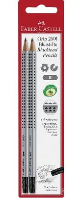 Immagine prodotto di FABER-CASTELL Bleist. Grip 2001 mit Radierer B 2x BK