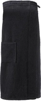 Produktbild von Funlike Kilt lang S/M schwarz Baumwolle Frottee 400g/m² 90x150