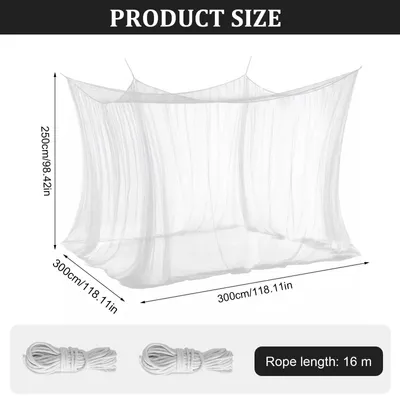 Productafbeelding van Klamboe 300x300x250 cm, wit, voor tuin