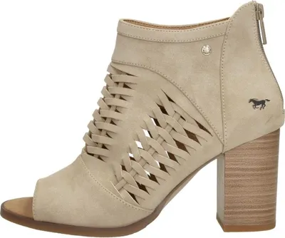 Image de Mustang Sandalen Hak Sandalen Hak - Beige - Maat 39