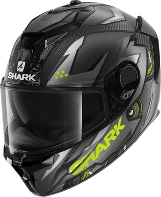 Obrázok produktu pre Shark Spartan GT Carbon Urikan Mat Helm, carbon/gelb, 2XL (63/64)