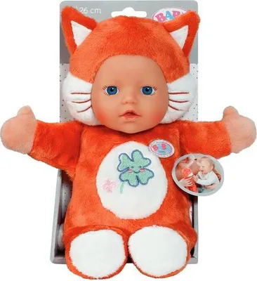 Zdjęcie produktu dla Lalka Marionetka BABY BORN Lis, 26 cm, Miękka, Z Uszami i Kieszonkami na Palce, Dla Niemowląt