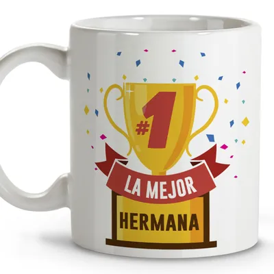 Zustermok aus Keramik, 330 ml, Geschenk für Schwestern
