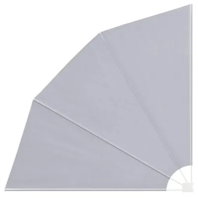 Produktbild von vidaXL Faltbarer Balkonfächer Grau 210×210 cm