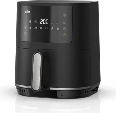 Zdjęcie produktu dla Braun MultiFry 3, Frytkownica na gorące powietrze, 4,3 l, 80 °C, 200 °C, Pojedyńczy, Czarny