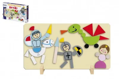 Obrázok produktu pre Puzzle magnetické - Rytieri
